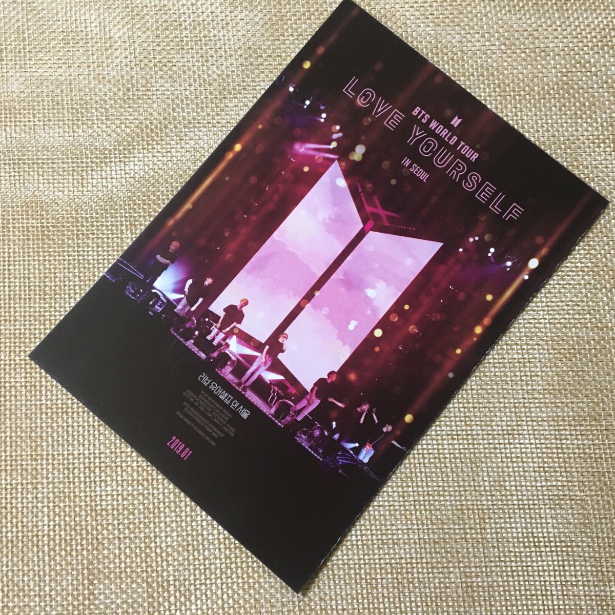 BTS love yourself seoul ソウル公演　DVD盤　公式トレカ BTS love yourself seoul ソウル公演 DVD盤 公式トレカ