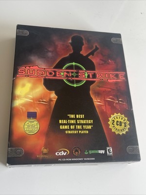 Video Game PC Sudden Strike NEW SEALED Big Box