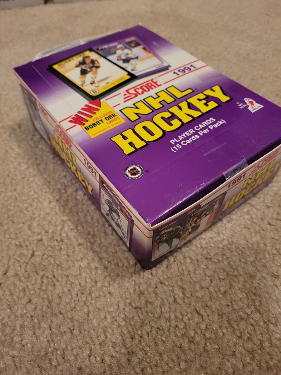 1991 Score Hockey Box Us Edition 36 Packs | eBay