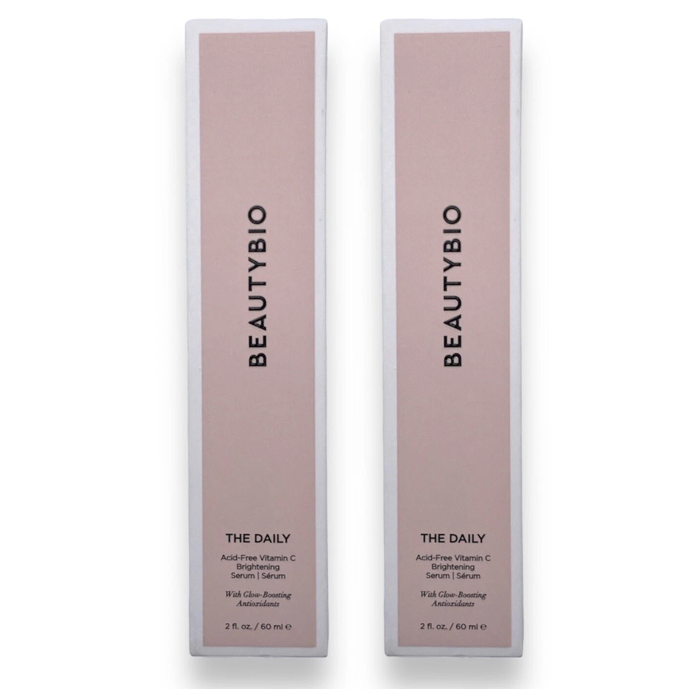 2 BeautyBio The Daily Acid-Free Vitamin C Brightening Serum 2 oz EACH SEALED BOX