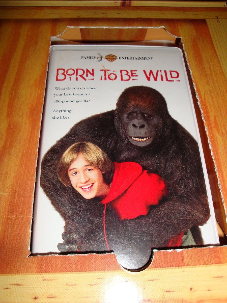 EXTREMELY RARE SCREENING/PROMO KIT BORN TO BE WILD VHS Movie 1995