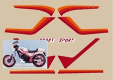 LAVERDA LB 125 SPORT SERIE ADESIVI MOTO BIANCA SERIES STICKERS