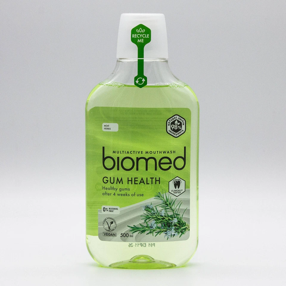 Enjuague bucal Splat Biomed Well Gum 500 ml cuidado bucal completo 98% natural x 10 Foto 2 de 4