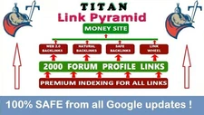 Rank on Google SAFE by Titan Pyramid HV. 1 Links , SEO ,Dofollow , High DA PA