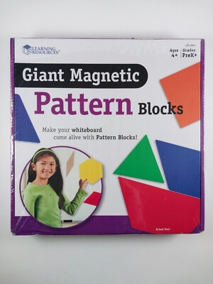 Learning Resources - Giant Magnetic Pattern Blocks - LER9863 - Sealed