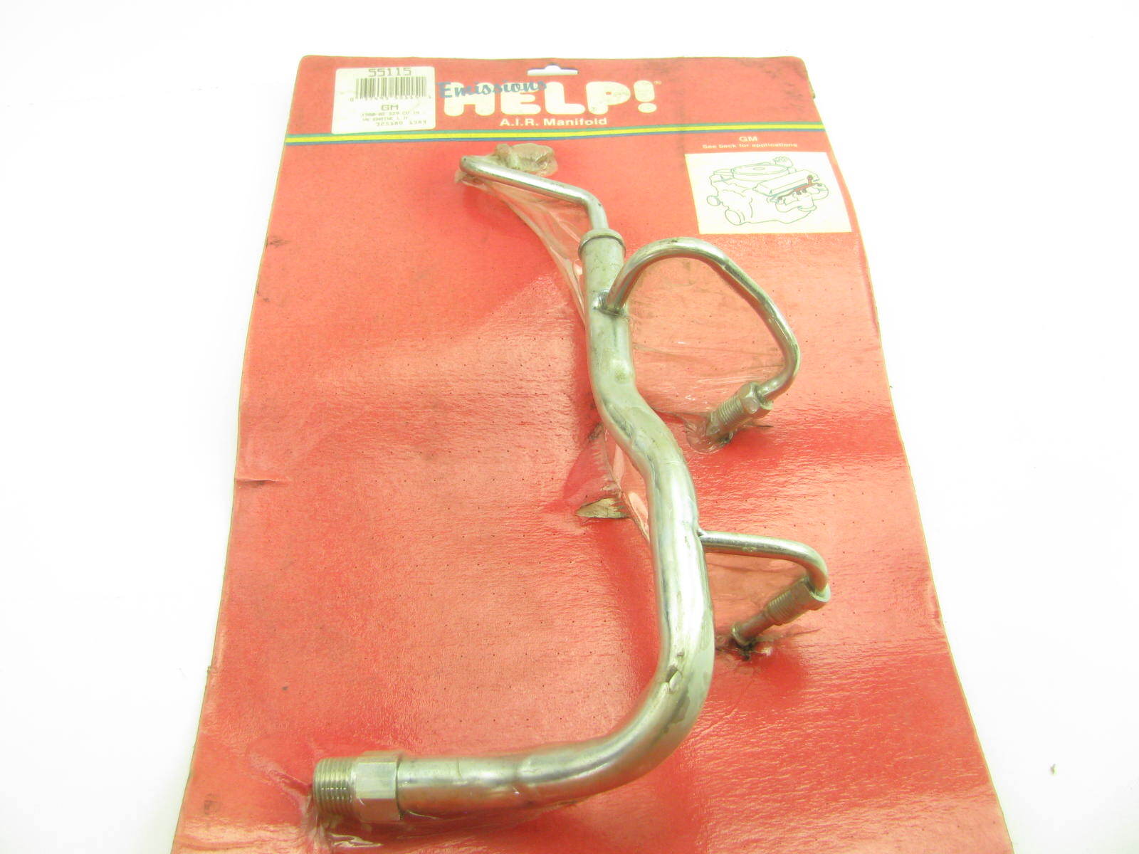 Help 55115 Secondary Air Injection Smog Pump Pipe Tube Left Drivers Side eBay