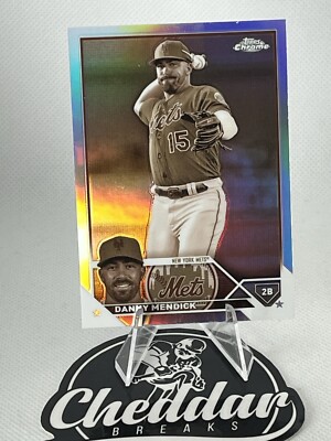 2023 Topps Chrome Update Danny Mendick Sepia Refractor NY Mets #USC23