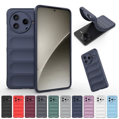 For XiaoMi RedMi K80 Pro, Shockproof Skin Feel Anti-slip Soft Rubber Case Cover