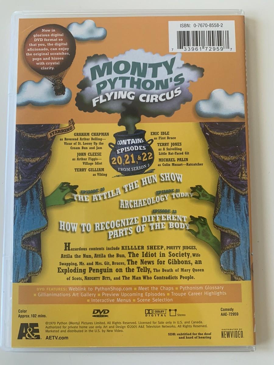 Monty Pythons Flying Circus - Volume 7 (DVD-7)(DVD, 1999) Art and