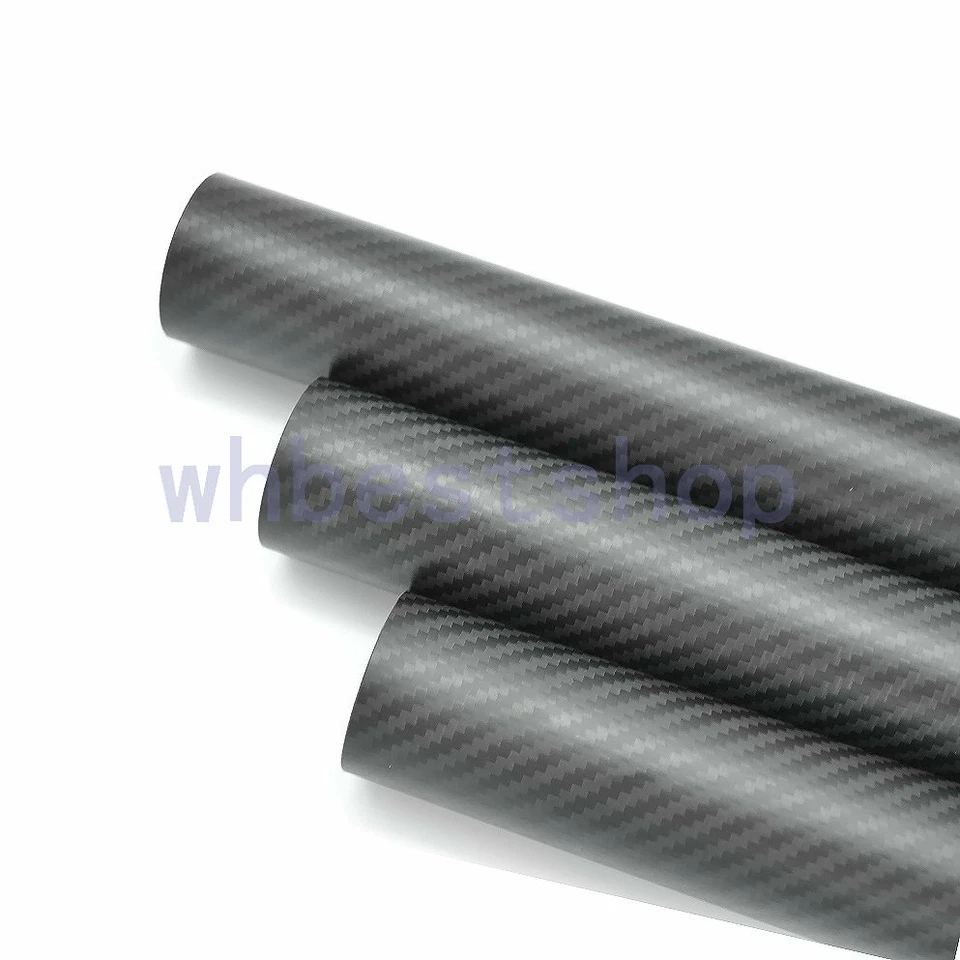 3k Carbon Fiber Tube 11mm 12mm 13mm 14mm 15mm 16mm 17mm 18mm 19mm 20mmx 500mm - Image 4 of 4