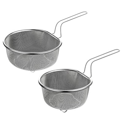 Frying Basket High Efficiency for Efficient Straining and Draining in Kitchen