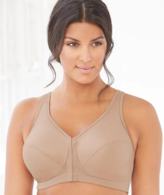GLAMORISE CAFE MAGIC LIFT POSTURE BACK SUPPORT WIRE-FREE BRASIZE US42D, NWOT