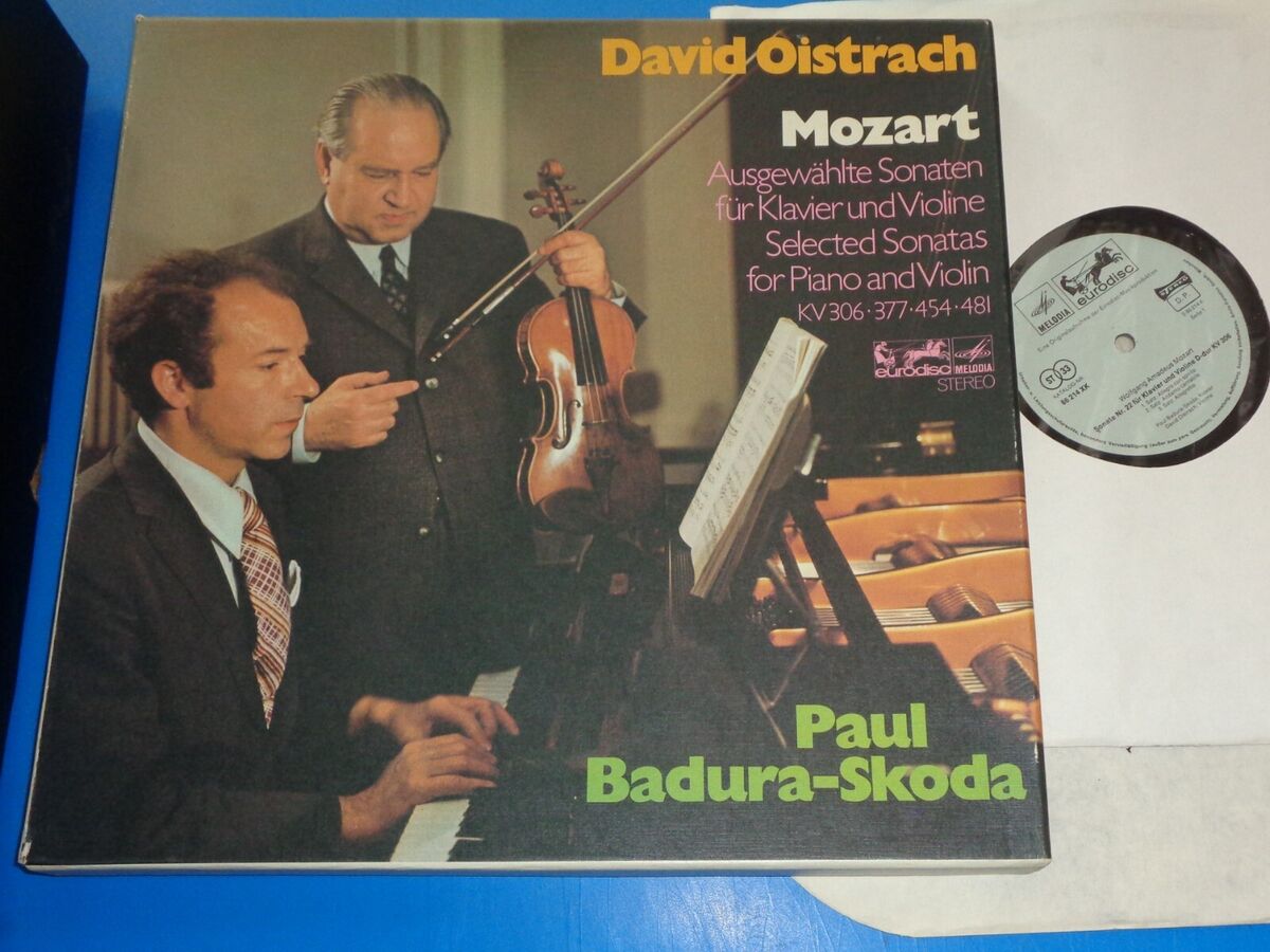 Mozart – David Oistrach, Paul Badura-Skoda – Sonaten für Klavier und Violine, 2xLP Box Set Mozart – David Oistrach, Paul Badura-Skoda – Sonaten für Klavier und Violine, 2xLP Box Set