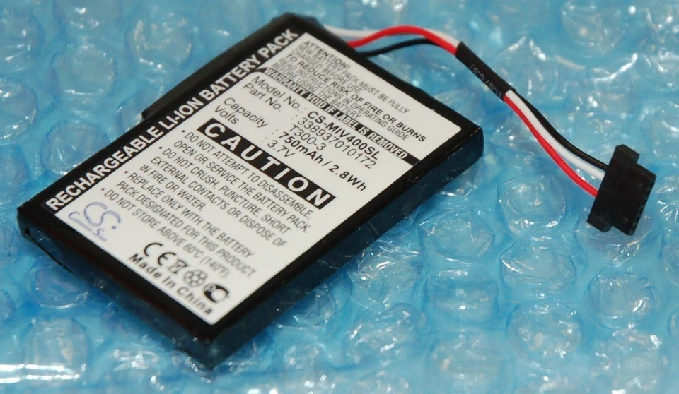 NUEVA Batería Mio Moov 400 y 405 GPS 3.7V 750mAh 338937010172 T300-3 mitac EE. UU. Foto 4 de 4