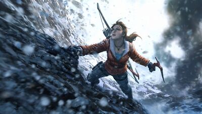 Anime tomb raider rise of the GAME women artwork Playmat Gaming Mat Desk