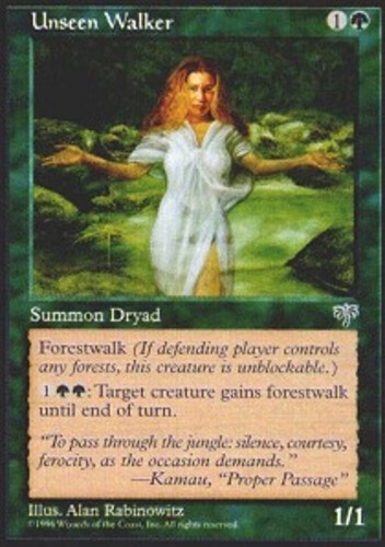 Unseen Walker NM, English MTG Mirage - Picture 1 of 1