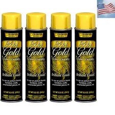 Chase 8-1/2-Ounce Brilliant Finish Metallic Spray Enamel, 24-Karat Gold. 4 count