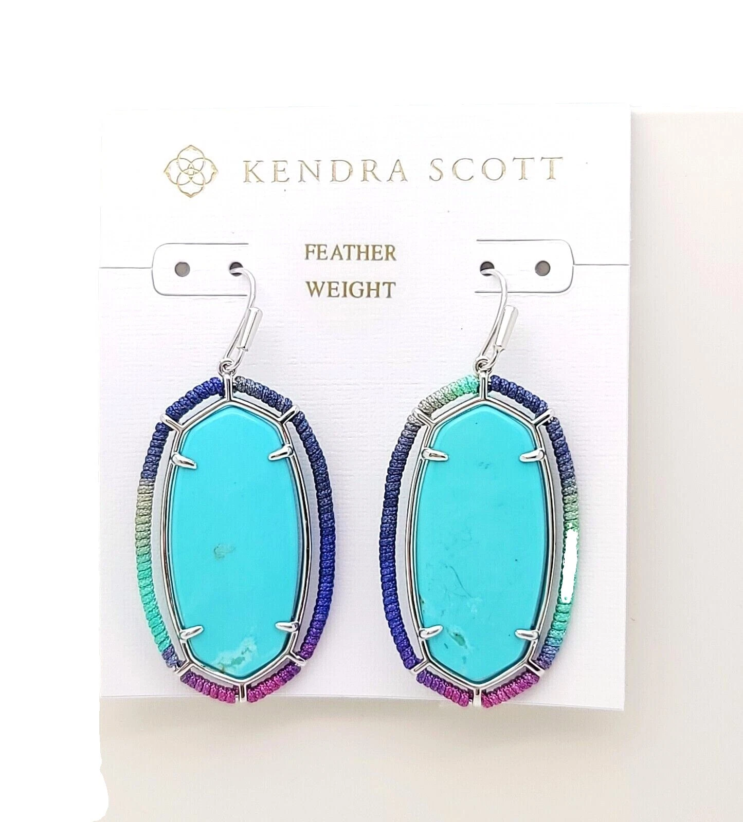 Joyería de Moda de rodio Kendra Scott Turquesa