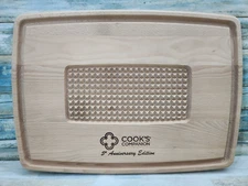 Cook's Companion 21x17 Carving Cutting Board, 5th Anniversary Edition-Unused!