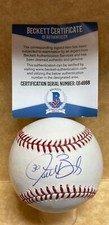 JONATHAN BROXTON REDS/DODGERS SIGNED AUTOGRAPHED M.L. BASEBALL BECKETT Q64668