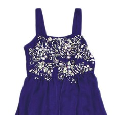 Girl's 10 Gown Royal Blue w Rhinestones Special Occasion Party Bridesmaid Dress