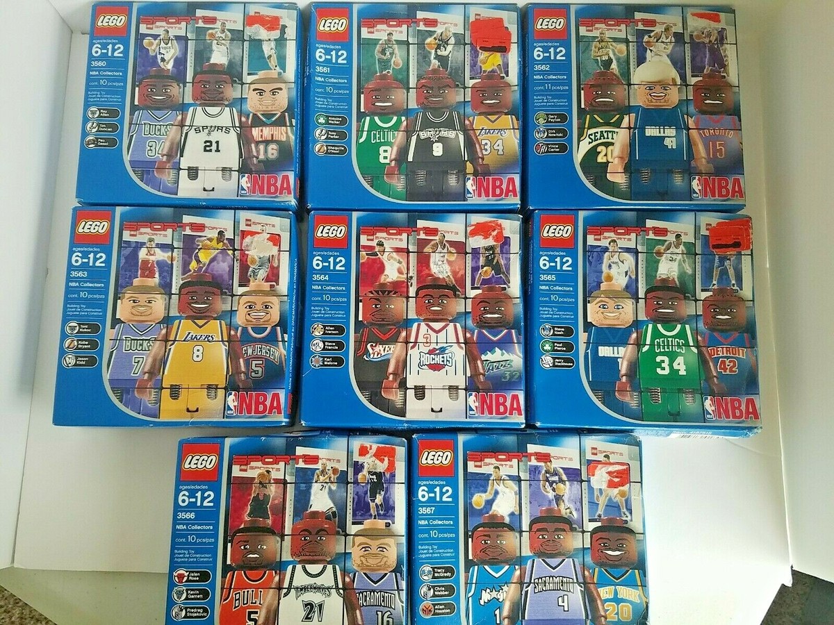 Lego 3560-3567 NBA Collectors. Complete Set of 8. | eBay