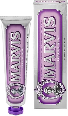 Marvis Zahnpasta Jasmin Mint, 85 ml, einzigartig aromatische Zahncreme