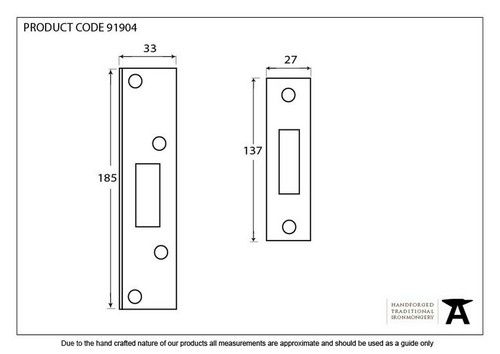 From The Anvil 91904 Electro Latón 1/2" Kit de Reembolso para Deadlock - Imagen 2 de 2