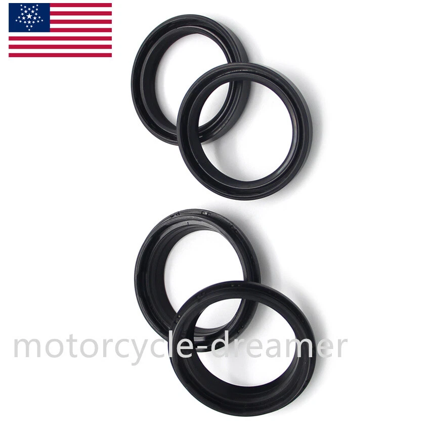 For Ducati Fork Dust Wiper Seals Kit Monster 696 Monster 796 Monster 821 14-2015 - Image 2 of 4