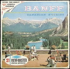 Banff National Park Alberta Canada Canadian Rockies 3d View-Master 3 Reel Packet