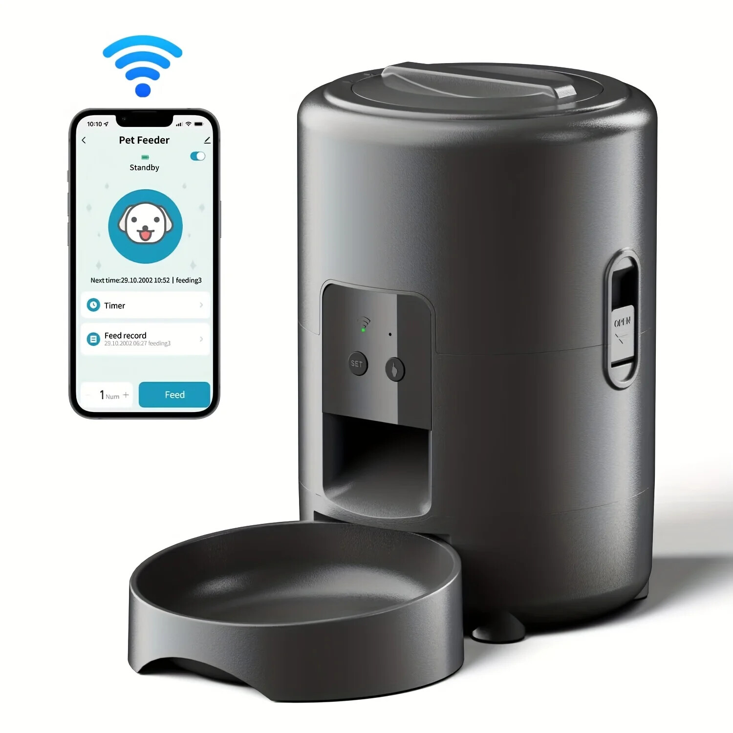 Dispenser Forpets Battery Usb Powered