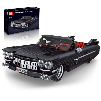Mould King 10012 Retro Vintage Classic Car Model Building Block Adult Kid Toy