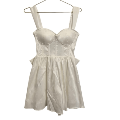 Altar'd State Oriel White Corset Mini Dress with Back Bow Satin Size M F258 | eBay Altar'd State Oriel White Corset Mini Dress with Back Bow Satin Size M F258 | eBay