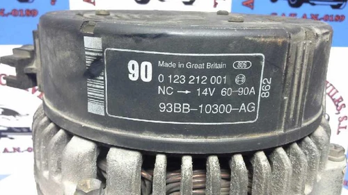 0123212001 Alternatore per FORD MONDEO BERLINA (GD) CLX 1998 415924 - Foto 3 di 5
