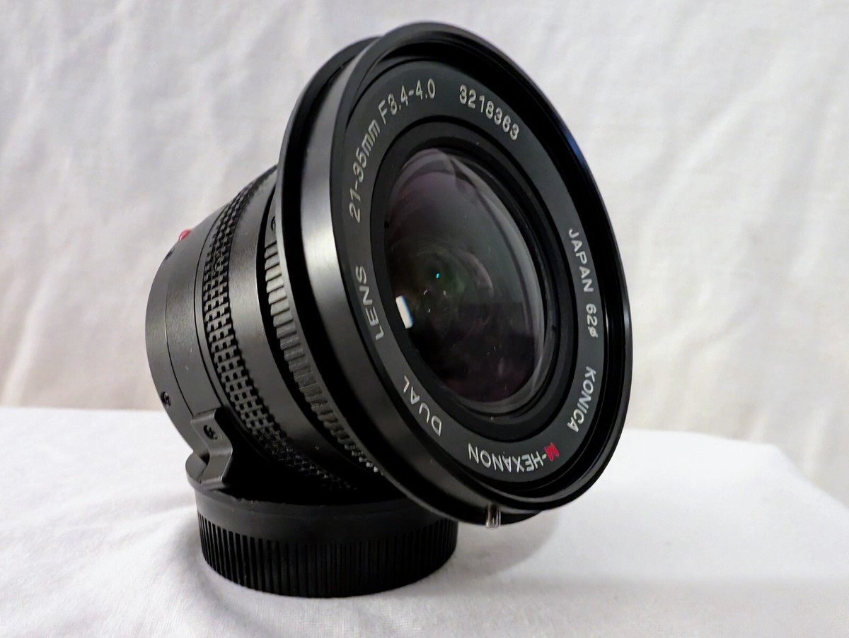KONICA M Hexanon 21-35mm f/3.4-4 MF Dual Lens For Leica M Near