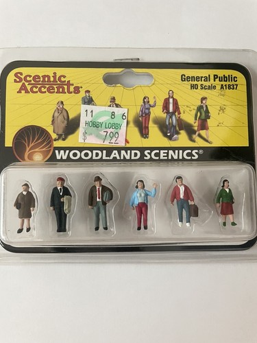 Woodland Scenics HO Scale "Jug Band" Figures - Banjo & Guitar Players For Model Railroad Dioramas (NEW)