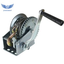 Handwinde Kurbelgetriebewinde, Schwerlast bis 1200 lbs für Trailer, Boot, ATV