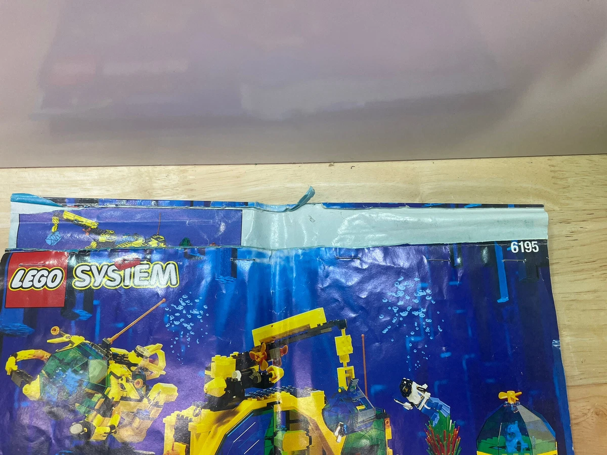 LEGO 6195 INSTRUCTIONS ONLY Manual Only Neptune Discovery Lab