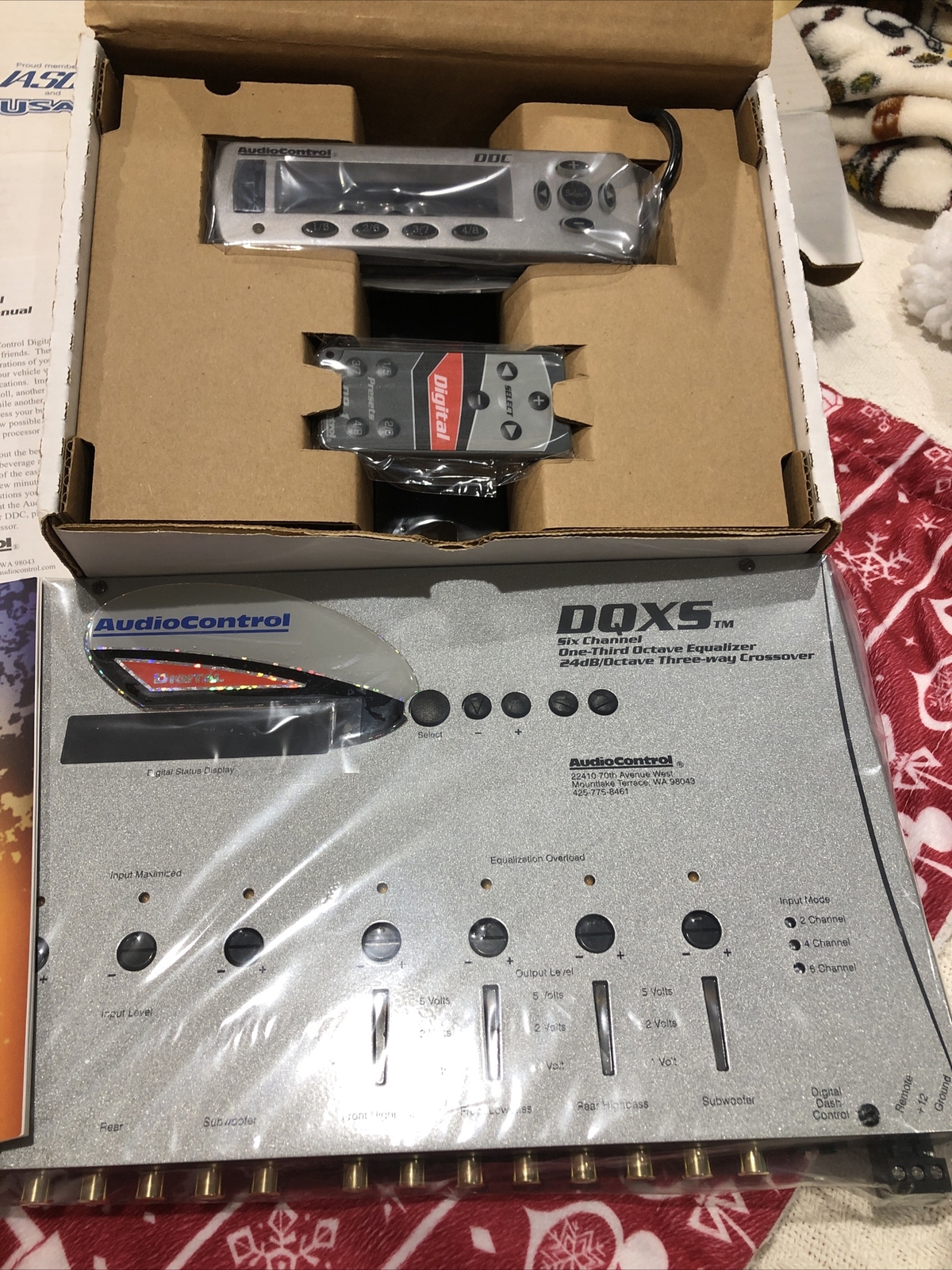 Audio Control DQXS EQ Crossover With Dash Control DDC Brand New Old School Audio eBay