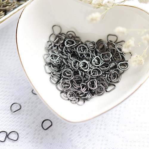 24Pcs Mini Ultra-small Belt Buckle D-ring Doll Bags Shoes DIY Craft Accessories - Picture 4 of 11