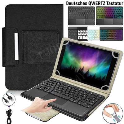 Schutz Hülle Für Tabwee Tablet T80 10.5 Zoll 2025 mit QWERTZ Bluetooth Tastatur