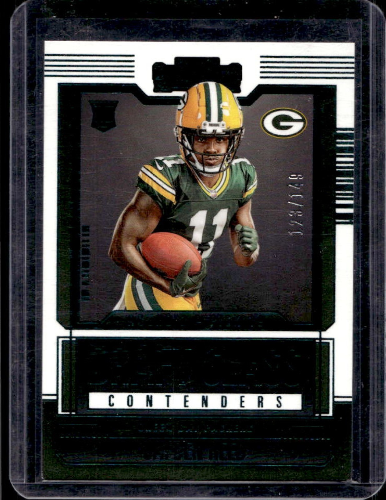 Jayden Reed Panini Contenders Draft Class Contenders #14 Teal