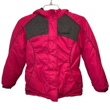 ZeroXposur Girls Size 14 16 Dark Pink Hooded Snowboarding Snow Ski Winter Jacket