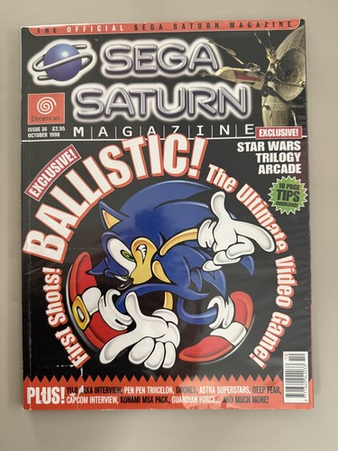 Official UK Sega Saturn Magazine Issue 36 October 1998 Video Games