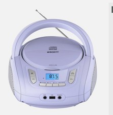 WIITHINK Radio CD Player with Bluetooth,FM Radio,USB MP3 Purple