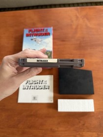 Flight Of The Intruder (Nintendo NES) Great Cond CIB Complete w/ Inserts - RARE