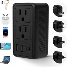 2000W Voltage Converter 220V-110V Travel Adapter USB-C