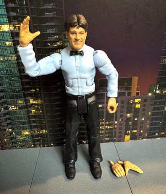 DANGEROUS DANNY DAVIS WWE Mattel Elite Build A Figure BAF Wrestlemania Referee