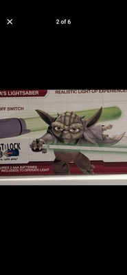 Power A Yoda Lightsaber Light-Up Attachment for Wii Controller Realistic