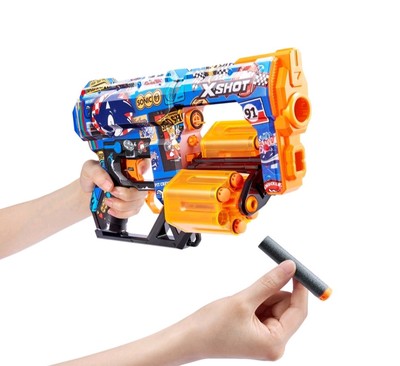 X-Shot SKINS Dread Dart Blaster - SONIC THE HEDGEHOG by ZURU